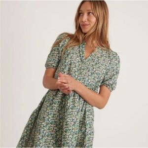 Marine Layer Blue and Green Dress